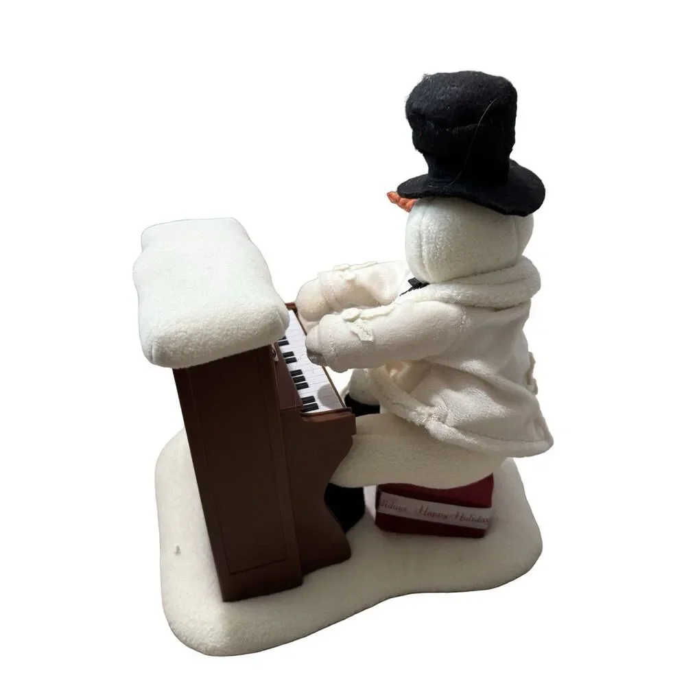 Hallmark 2005 Piano Playing Snowman Musical Christmas Lights & Animation READ